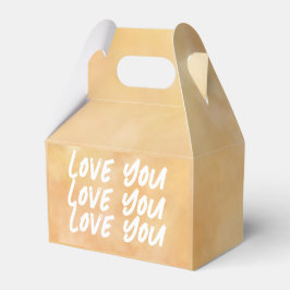 Gult - Brown Valentine Day Presentaskar