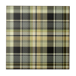 Gult-brun tartan plaid. kakelplatta