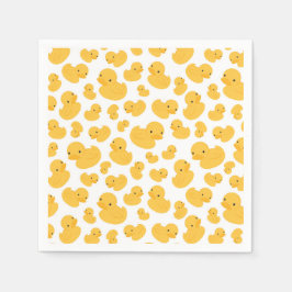 Gult Bubble Bath Mönster Party Napkin Pappersservett