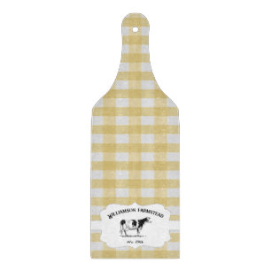 Gult Buffalo Placed Farm Cow Cow Caking Board