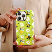 Gult Bumblebehonung | iPhone 14 Fodral-Mate
