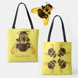 Gult Bumblebin på Gulten Tygkasse