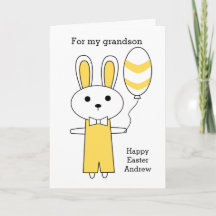 Gult Bunny Glad påsk
