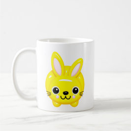 Gult Bunny Kaffemugg