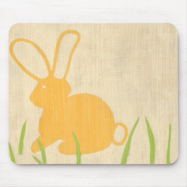 Gult Bunny och Grönt Grass av Chariklia Zarris Musmatta (Framsidan)