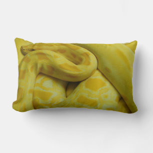 Gult Burmese Python Lumbarkudde