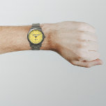 Gult Business Brand on Manar Watch Armbandsur<br><div class="desc">Din logotyp om gultens bakgrund på manar bevakning. Tillbehör som du kan inkludera i dina marknadsföringsprodukter, presentationer eller presentationer till dina kunder eller kunder för att marknadsföra ditt företag eller marknadsföra ditt varumärke. Anpassadet ska se till att du kan lägga din logotyp på företaget för att bygga medvetenheten om varumärket...</div>
