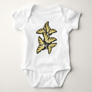 Gult Butterflies T-shirt
