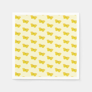 Gult Butterfly Common Brimstone-flygning Pappersservett