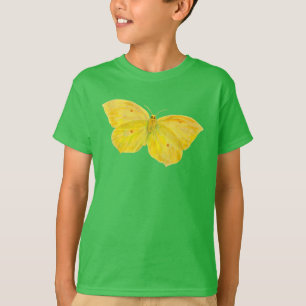 Gult Butterfly Common Brimstone-flygning T Shirt