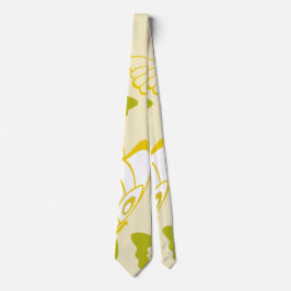 Gult Butterfly Mönster Slips