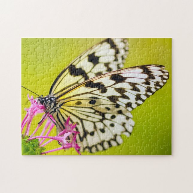 Gult Butterfly Pussel (Horisontell)