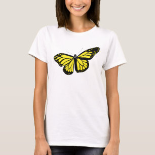 Gult Butterfly T-Shirt