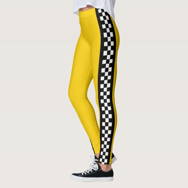 Gult Cab Leggings (Vänster)