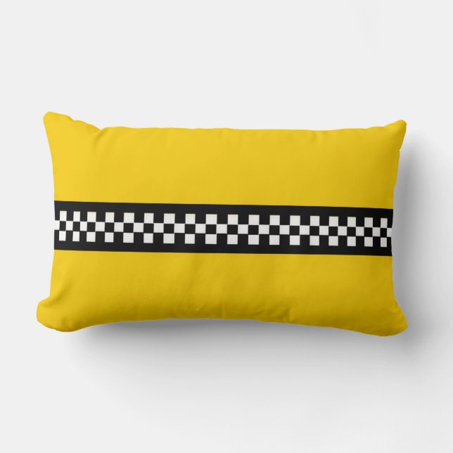 Gult Cab Pillow Lumbarkudde (Framsida)