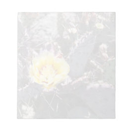 Gult cactus blomma anteckningsblock