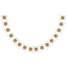 Gult Cactus Flower 50 och Fabulous Birthday Vimplar