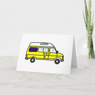 Gult Campervan Kort