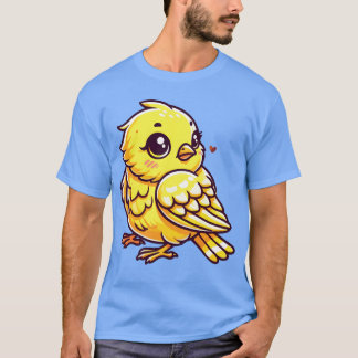 Gult Canary Bird-vän T Shirt