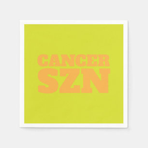 Gult Cancer SZN-Coola Pappersservett