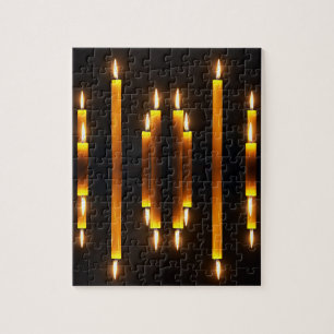 Gult Candlelight Pussel