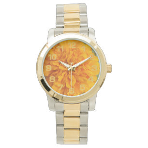 Gult Carnation-klockor Armbandsur