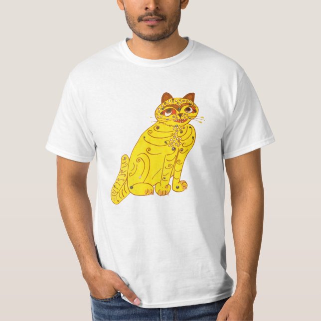 GULT CAT Abbas T Shirt (Framsida)