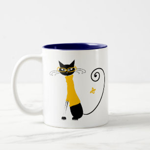 Gult Cat - Mugg