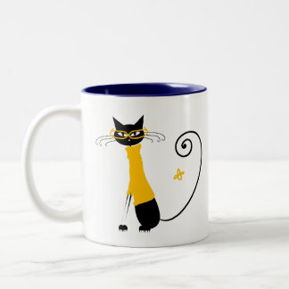 Gult Cat - Mugg