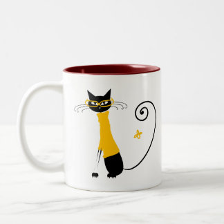 Gult Cat - Mugg