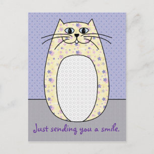 "Gult Cat" vykort