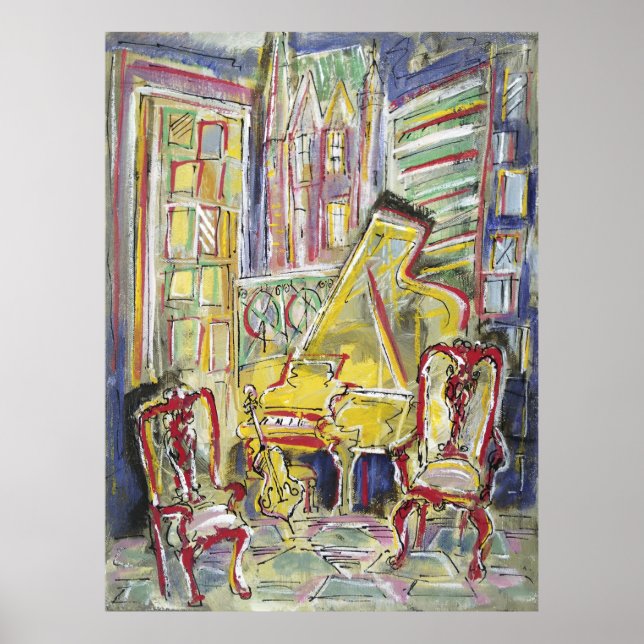 Gult, Cello, Mellow Poster (Framsidan)