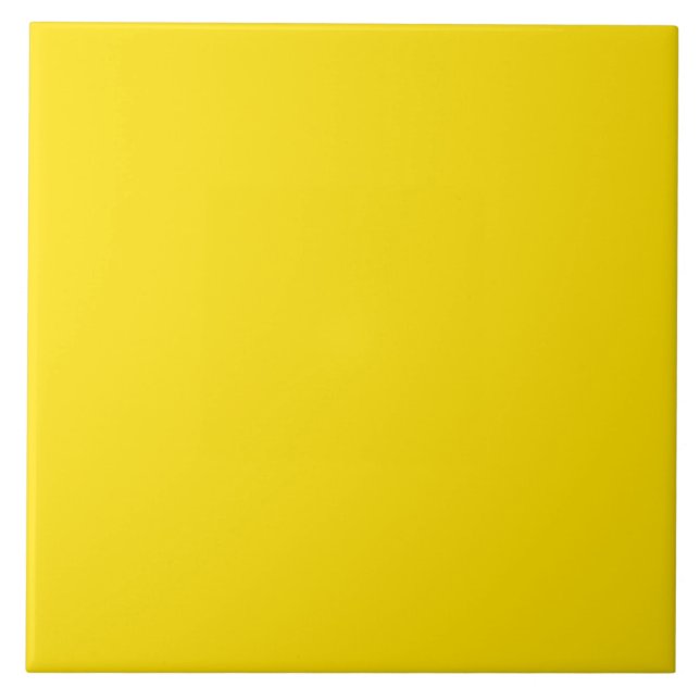 Gult Ceramic Tile. Kakelplatta (Framsidan)