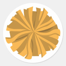 Gult Cheerwriter Pom Pom Pom