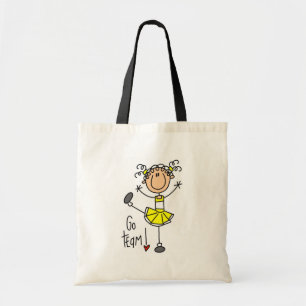 Gult Cheerwriter Tshirts and Gifts Tygkasse