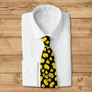 Gult Cheese Mönster Slips