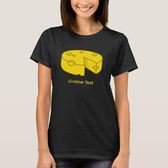 Gult Cheese T Shirt (Framsida)