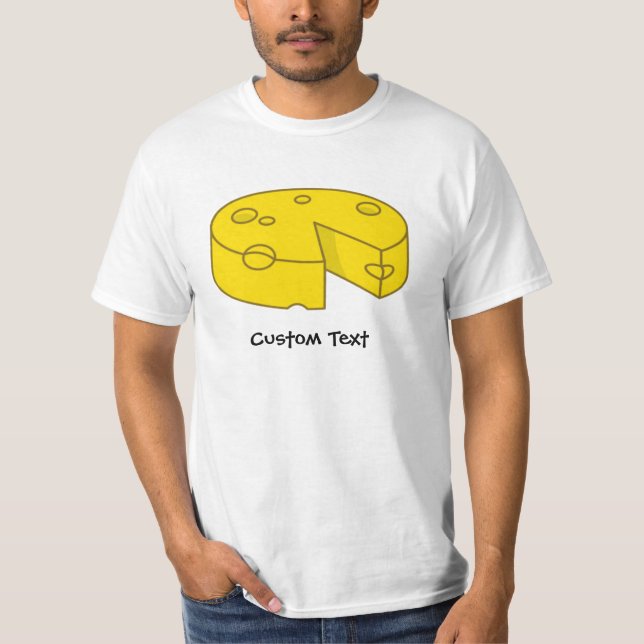 Gult Cheese T Shirt (Framsida)