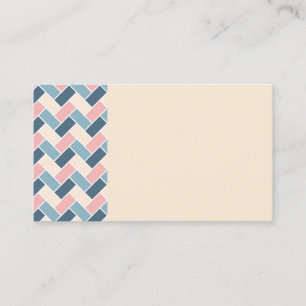 Gult Chiffon Pastel Geometric Affärskorts Visitkort