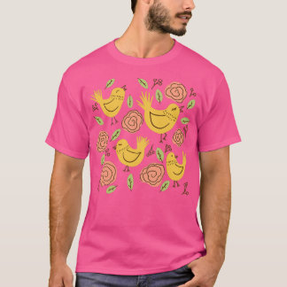 Gult Chipy Birds T Shirt