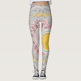Gult Circle AI-del Leggings