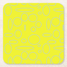 Gult Circles and Loops Mousepad