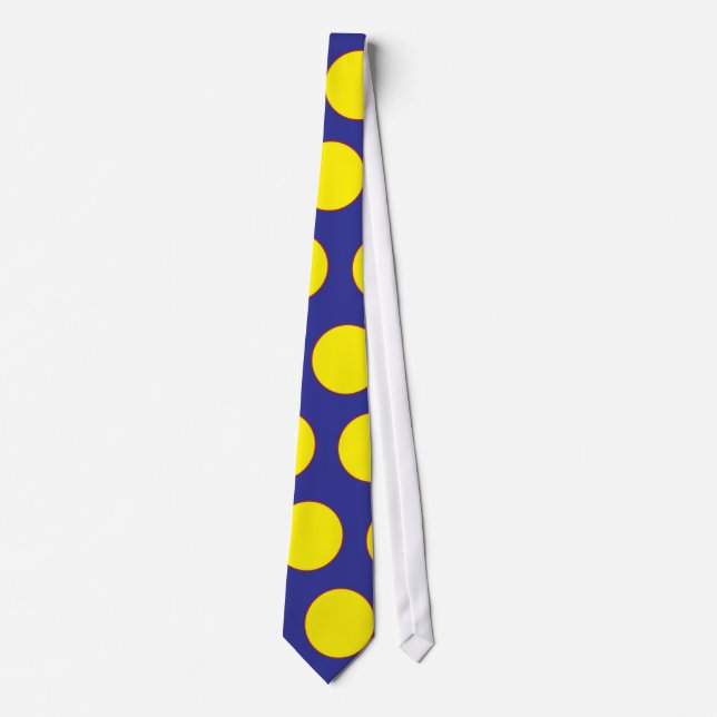 Gult cirklar slips (Framsida)