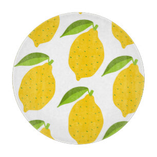 Gult citroner, sömlös konstnärlig mönster.