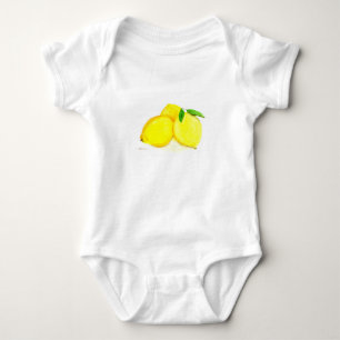 Gult citronfrukter t-shirt