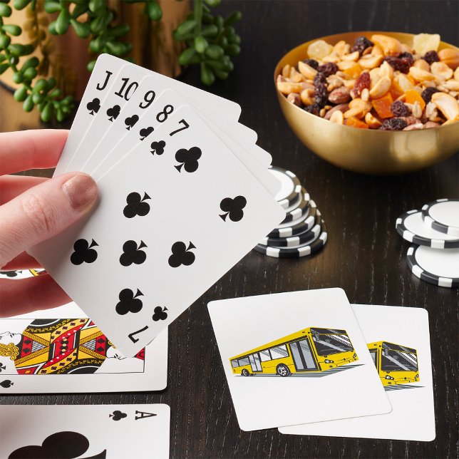 Gult City Buss Casinokort (Skapare uppladdad)