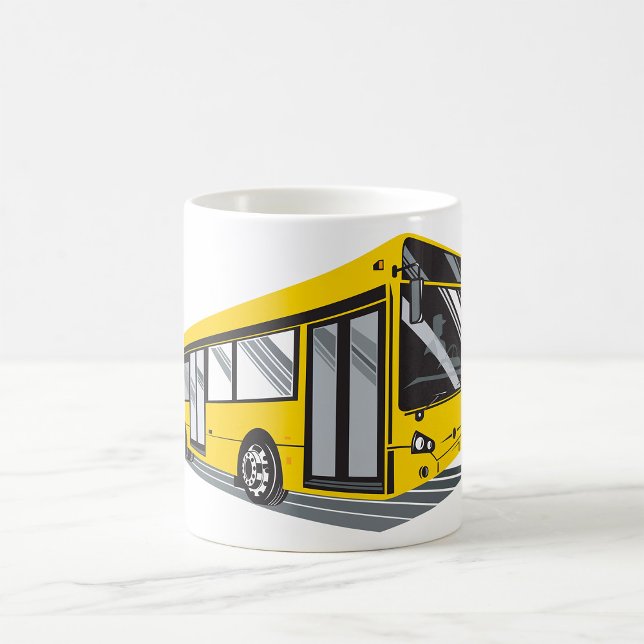Gult City Buss Kaffemugg (Skapare uppladdad)