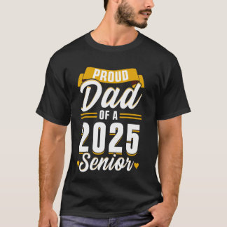 Gult Class of 2025 Senior Studenten Funny Senio T Shirt
