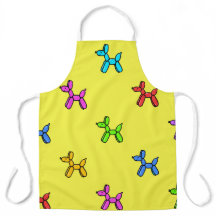Gult Colorful Balloon Hundar Apron