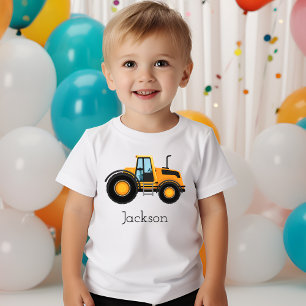Gult Construction Car Excavator Family Birthday T Shirt